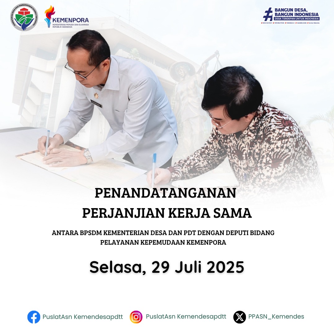 Satu Tanda Tangan, Sejuta Harapan untuk Desa.